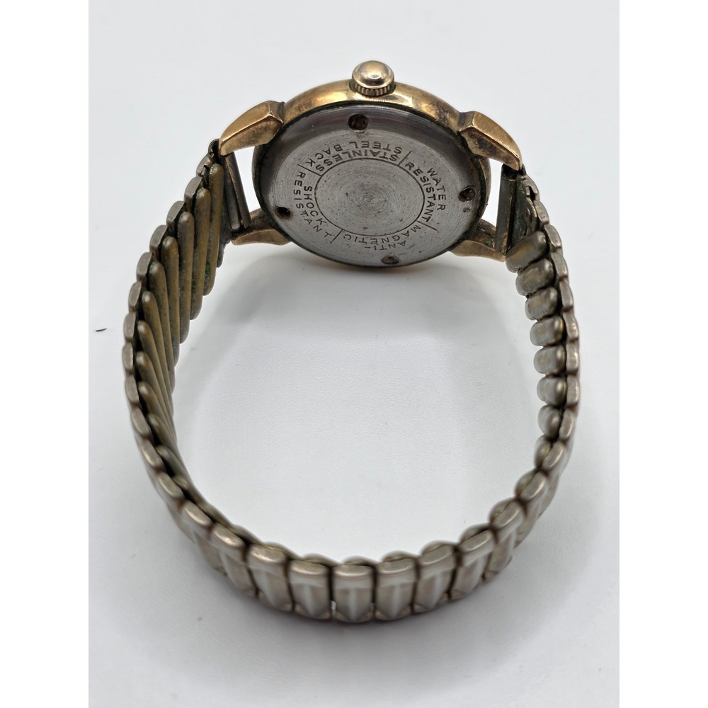 Vintage Chesterfield 17 Jewels Swiss Manual Wind Watch Red Seconds Hand Patina - Picture 2 of 3